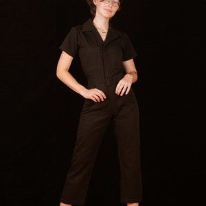 ISO BIG BUD PRESS XS BLACK SHORT SLEEVE JUMPSUIT